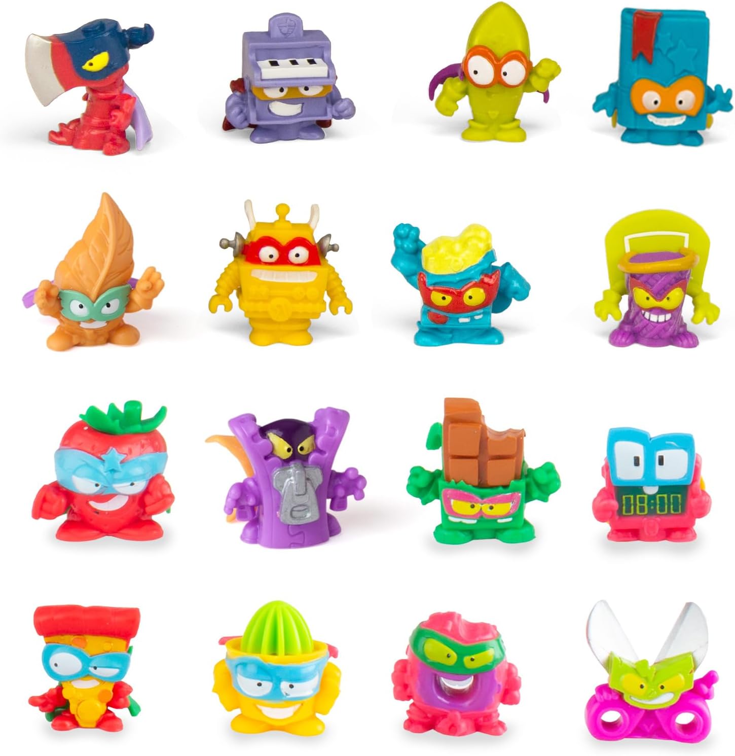 SUPERTHINGS LEGENDS - Super Vehicles 4 Pack. Assorted pack of the most legendary SuperThings characters. Includes 5 SuperThings and 4 vehicles. Contains products from series 1-9