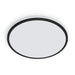 This sleek slim white ceiling light is designed to compliment any ceiling. The clean round lines of the main light are accented wi