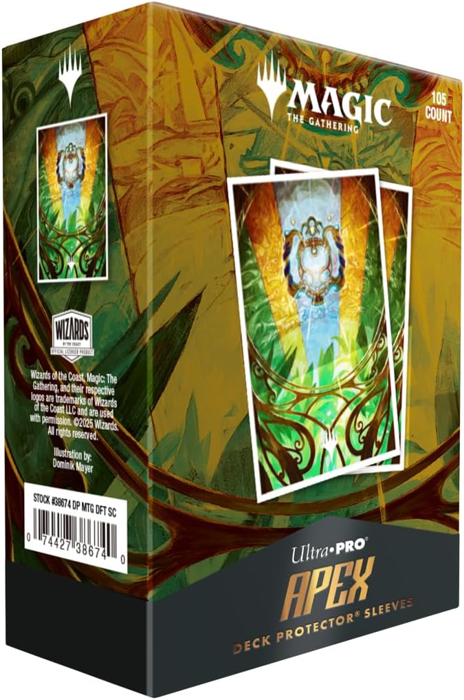 Ultra Pro: Magic The Gathering: Aetherdrift: 105ct Apex Deck Protector Sleeves Serialized Card: