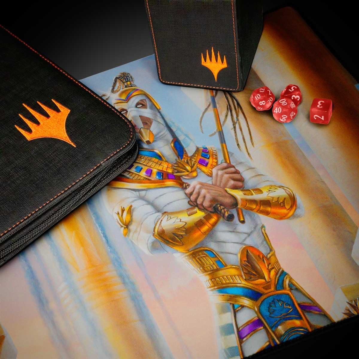 Ultra PRO - Tapete de juego Aetherdrift Amonkhet Eternal Might (Commander) para Magic: The Gathering, úsalo como alfombrilla de mouse, tapete de escritorio, protege las cartas MTG durante el juego