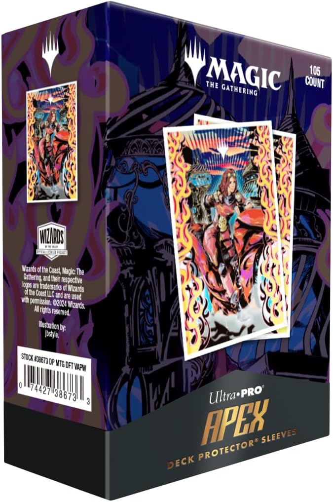 Ultra Pro - Magic: The Gathering - Aetherdrift - 105ct Apex Deck Protector sleeves - Variant Art PW