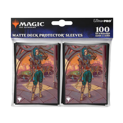 Ultra Pro - Magic: The Gathering - Aetherdrift - 100ct Deck Protector Sleeves - Borderless Racer 1