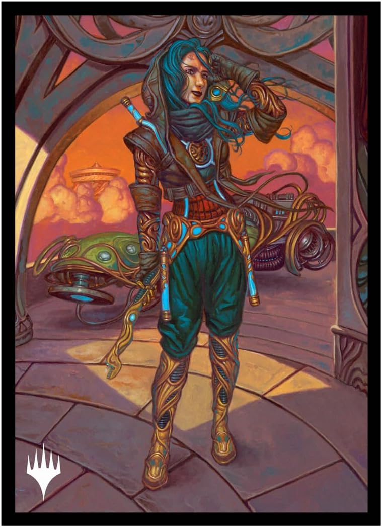 Ultra Pro - Magic: The Gathering - Aetherdrift - 100ct Deck Protector Sleeves - Borderless Racer 1