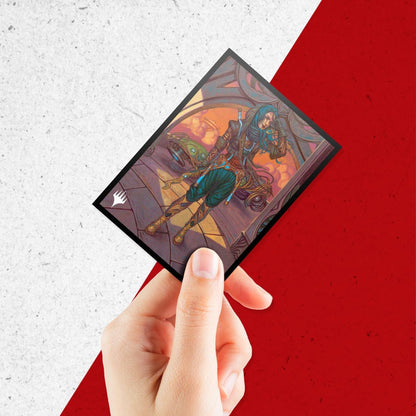 Ultra Pro - Magic: The Gathering - Aetherdrift - 100ct Deck Protector Sleeves - Borderless Racer 1