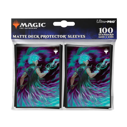 Ultra PRO - Aetherdrift Winter, Cursed Rider 100ct Deck Protector® Sleeves for Magic: The Gathering, Sports Cards, MTG, D&D Cards, Sized to Fit Standard Size Cards, Gaming Accessory