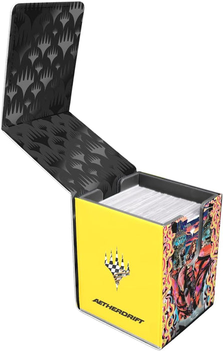 Ultra Pro - Aetherdrift Chandra, Spark Hunter Alcove Flip Deck Box for Magic: The Gathering, Deck Holder, MTG Accessory, Trading Card Case, Magic The Gathering D&D TCG Storage Box