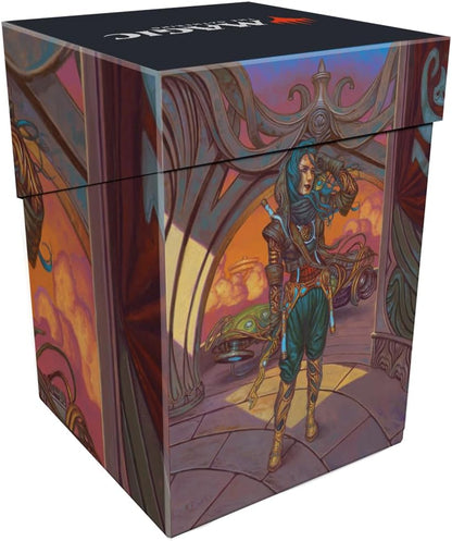 Ultra Pro - Magic: The Gathering - Aetherdrift - 100+ Deck Box - Borderless Racer 1