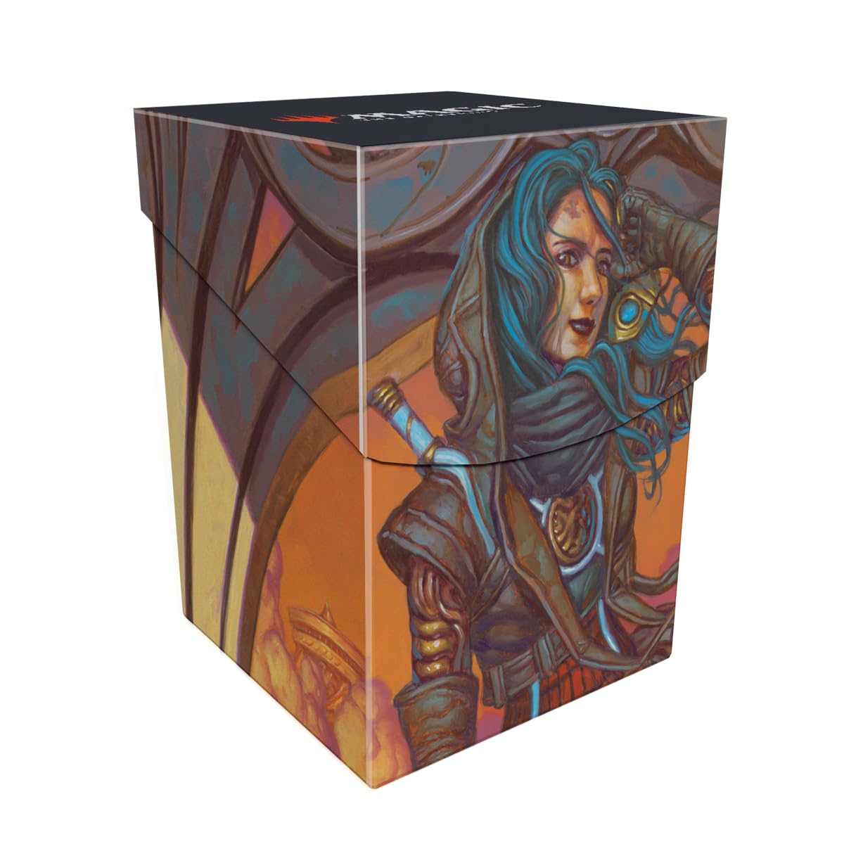 Ultra Pro - Magic: The Gathering - Aetherdrift - 100+ Deck Box - Borderless Racer 1