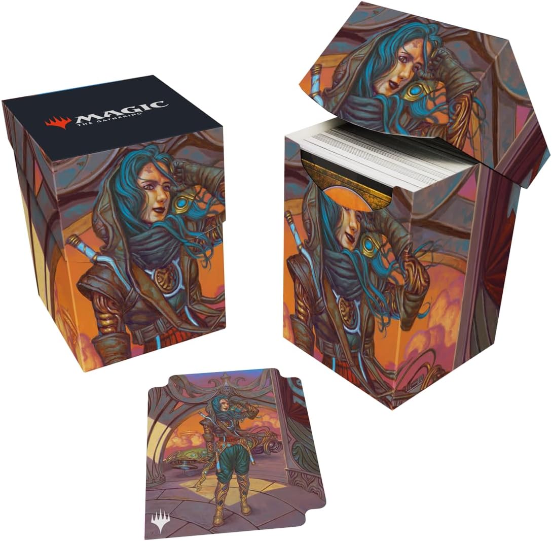 Ultra Pro - Magic: The Gathering - Aetherdrift - 100+ Deck Box - Borderless Racer 1