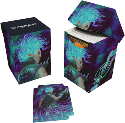 Ultra Pro - Aetherdrift Winter, Cursed Rider 100+ Deck Box® for Magic: The Gathering, Deck Holder, MTG Accessory, Trading Card Case, Magic The Gathering D&D TCG Storage Box