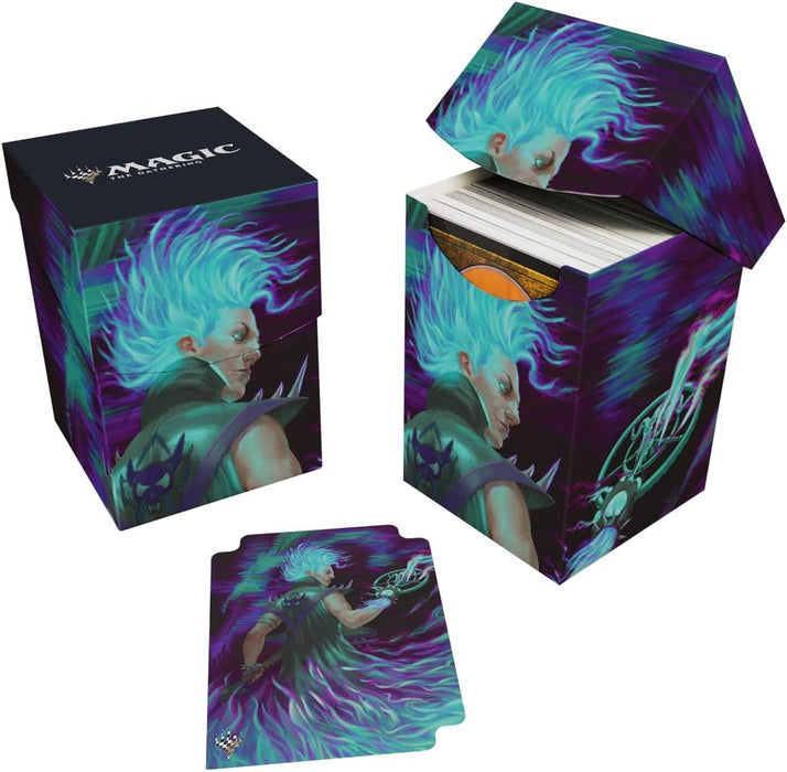 Ultra Pro - Aetherdrift Winter, Cursed Rider 100+ Deck Box® for Magic: The Gathering, Deck Holder, MTG Accessory, Trading Card Case, Magic The Gathering D&D TCG Storage Box