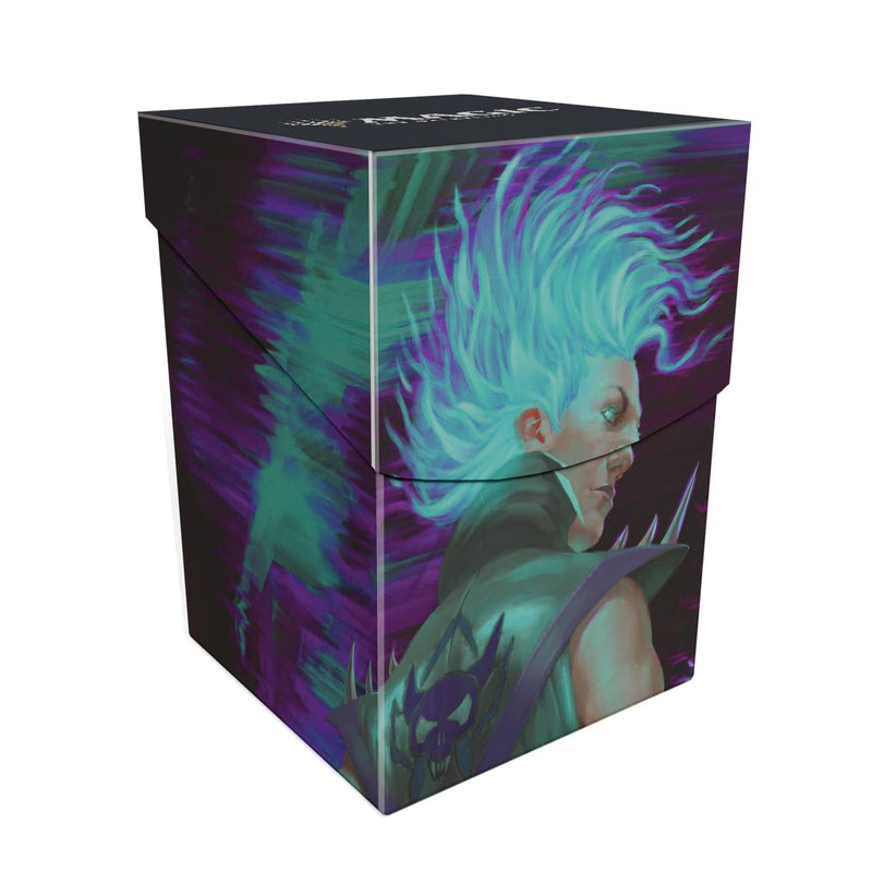 Ultra Pro - Aetherdrift Winter, Cursed Rider 100+ Deck Box® for Magic: The Gathering, Deck Holder, MTG Accessory, Trading Card Case, Magic The Gathering D&D TCG Storage Box