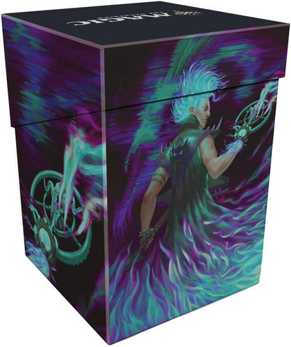 Ultra Pro - Aetherdrift Winter, Cursed Rider 100+ Deck Box® for Magic: The Gathering, Deck Holder, MTG Accessory, Trading Card Case, Magic The Gathering D&D TCG Storage Box