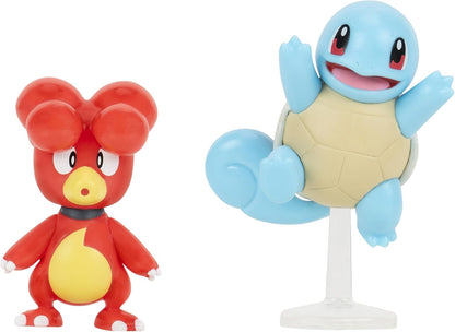 Pokemon Battle Figure 2 Pack (Magby & Squirtle #5) W19 Figure
