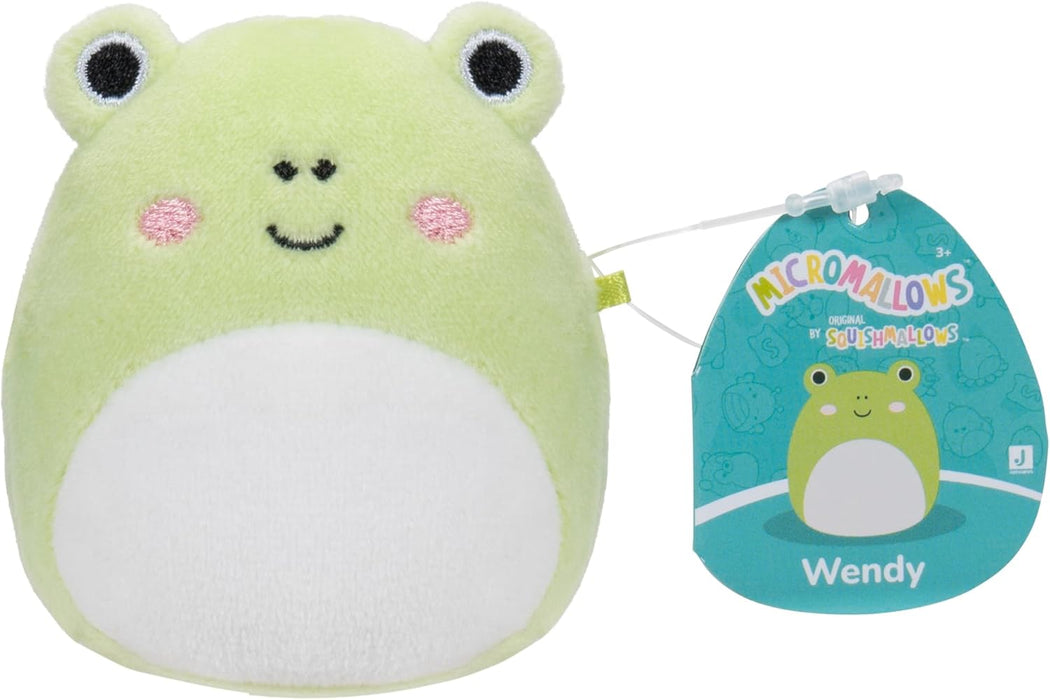 Micromallows Squishmallows Original 4-Pack – Carmelita S'mores, Jeanne Octopus, Luciano Lion, Wendy Frog