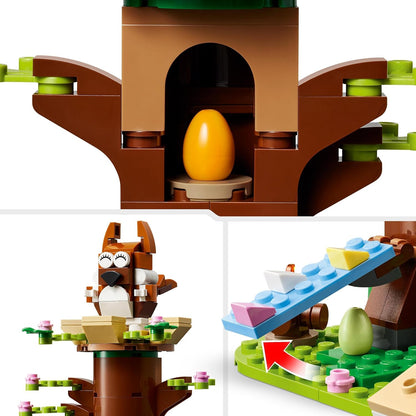 LEGO Spring Animal Playground Building Toy Set with Bird and Squirrel Figures, Tree-House Playset for Kids, Gift Idea for 8 Plus Year Old Boys and Girls Who Love Imaginative Play 40709