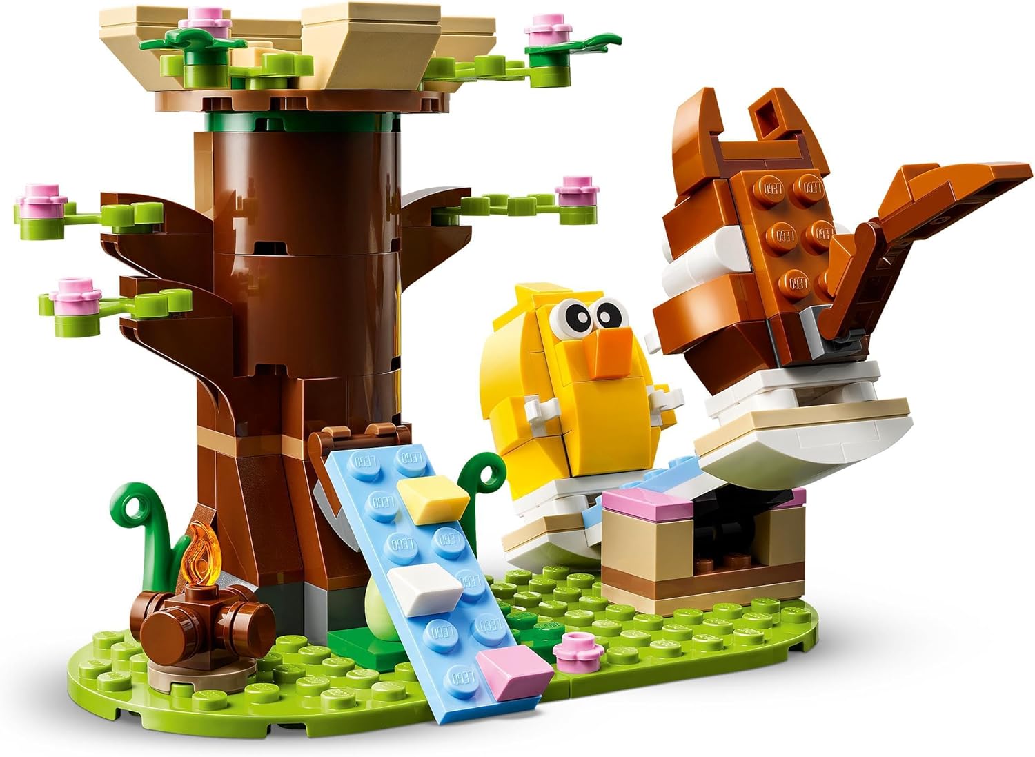 LEGO Spring Animal Playground Building Toy Set with Bird and Squirrel Figures, Tree-House Playset for Kids, Gift Idea for 8 Plus Year Old Boys and Girls Who Love Imaginative Play 40709