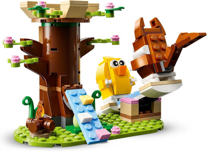LEGO Spring Animal Playground Building Toy Set with Bird and Squirrel Figures, Tree-House Playset for Kids, Gift Idea for 8 Plus Year Old Boys and Girls Who Love Imaginative Play 40709