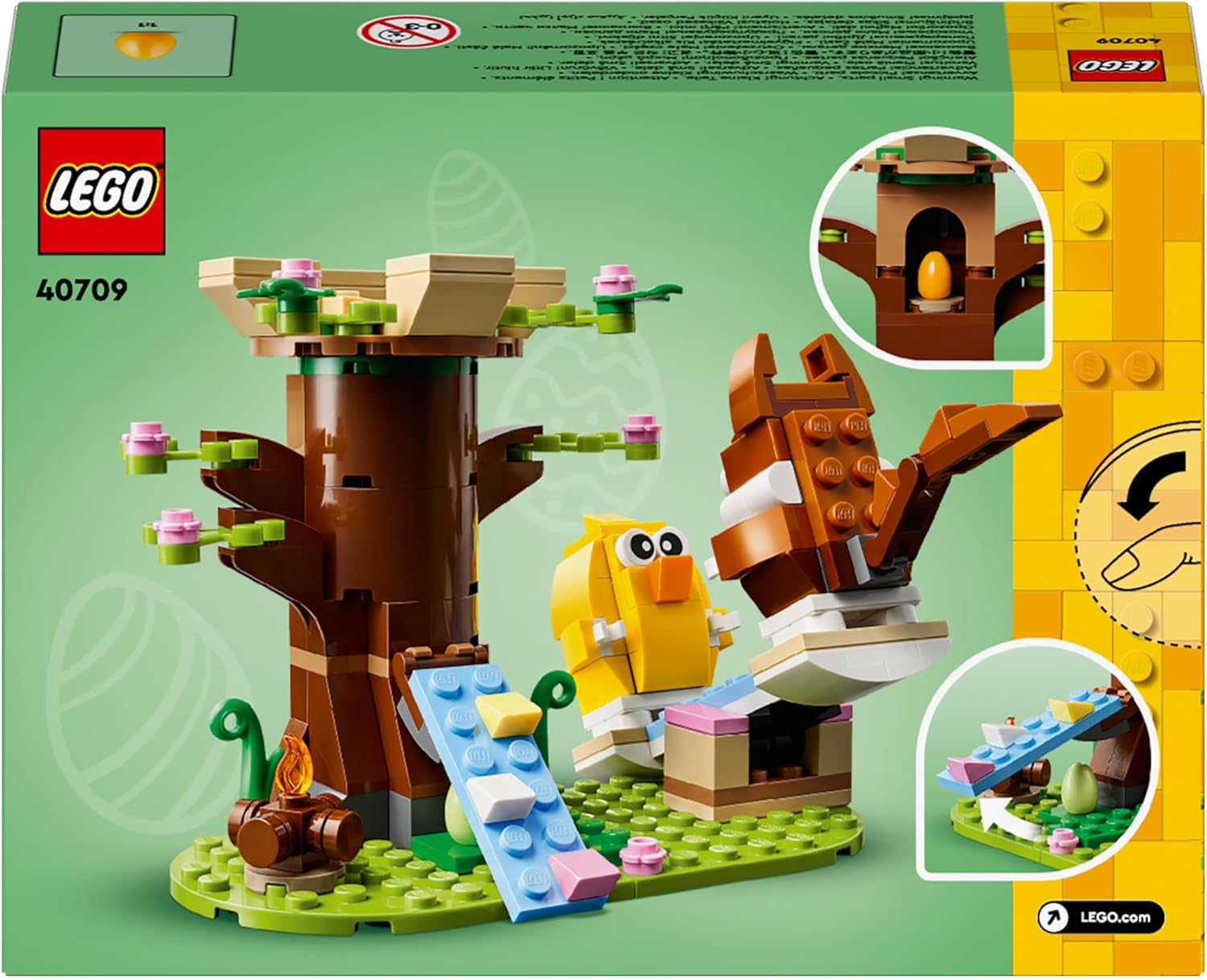 LEGO Spring Animal Playground Building Toy Set with Bird and Squirrel Figures, Tree-House Playset for Kids, Gift Idea for 8 Plus Year Old Boys and Girls Who Love Imaginative Play 40709