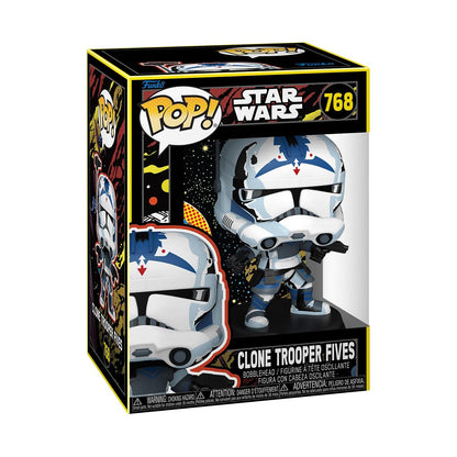 Funko Pop! Star Wars: Clone Wars - Clone Trooper Fives (Retro
