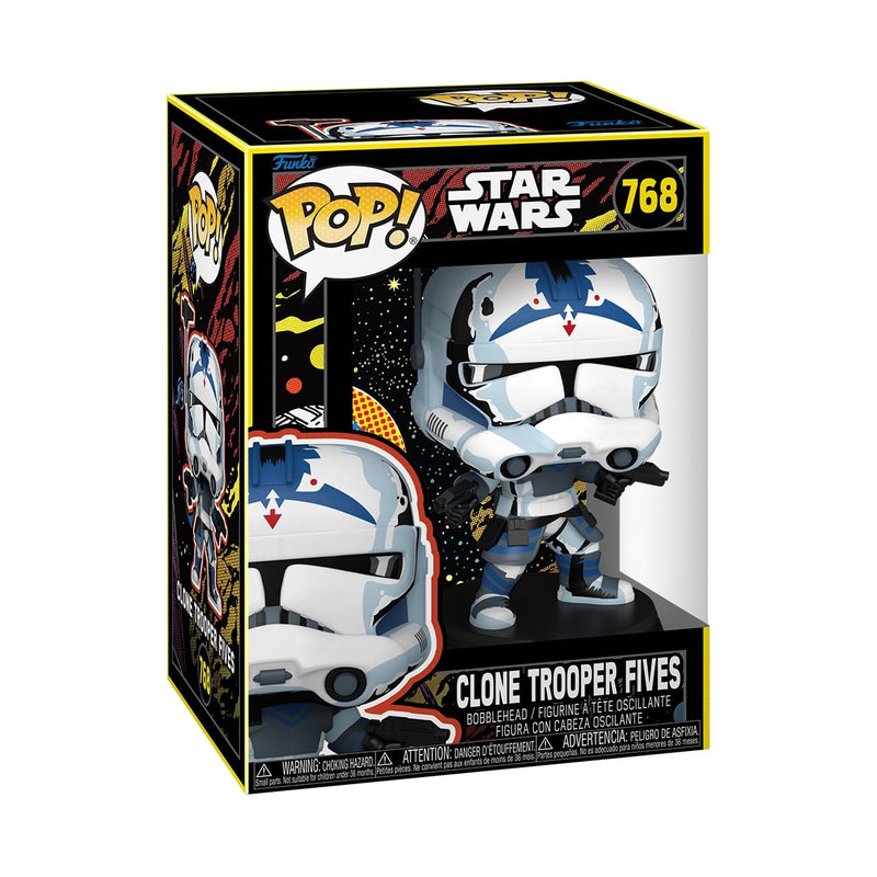 Funko Pop! Star Wars: Clone Wars - Clone Trooper Fives (Retro