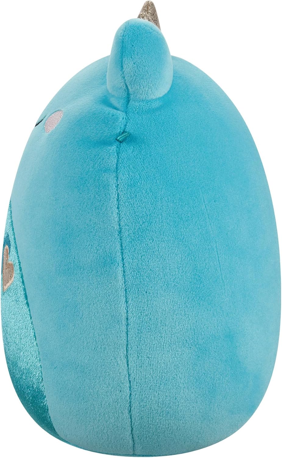 Squishmallows Original 7.5-Inch Ludwig the Teal Frog With Hearts and Crown Valentines Plush