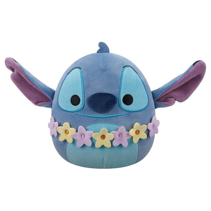 Jazwares Disney Squishmallows 8-Inch Stitch Wearing Lei Plush – Official Little Ultrasoft Stuffed Animal Collectible Disney Plush Toy
