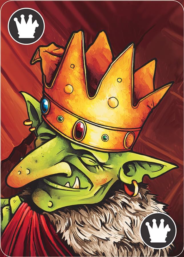 Outset Media The Crooked Crown - Strategy Card Game - Steal The Crown, Win The Game! - for 3 to 6 Players Ages 8 and up