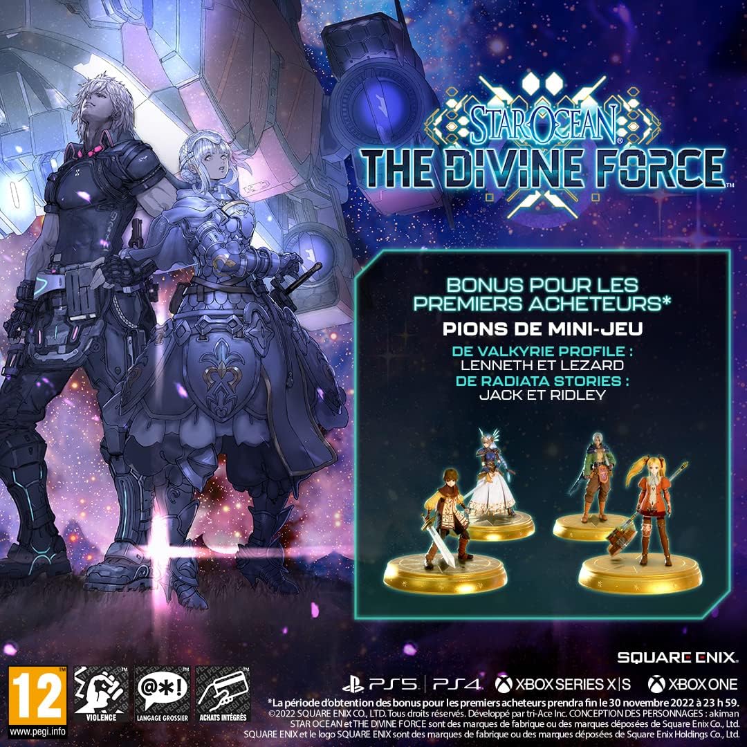 BANDAI NAMCO ENTERTAINMENT STAR OCEAN ..DIVINE FORCE P4 VF..THE DIVINE FORCE