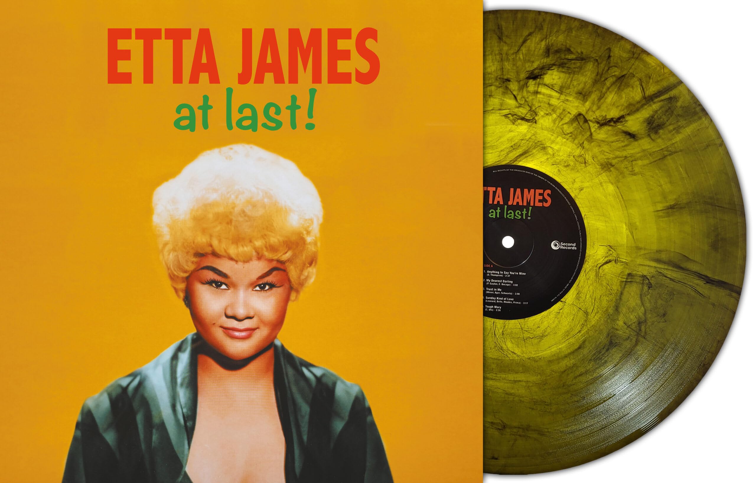 Etta James - At Last (Yellow Marble Vinyl)