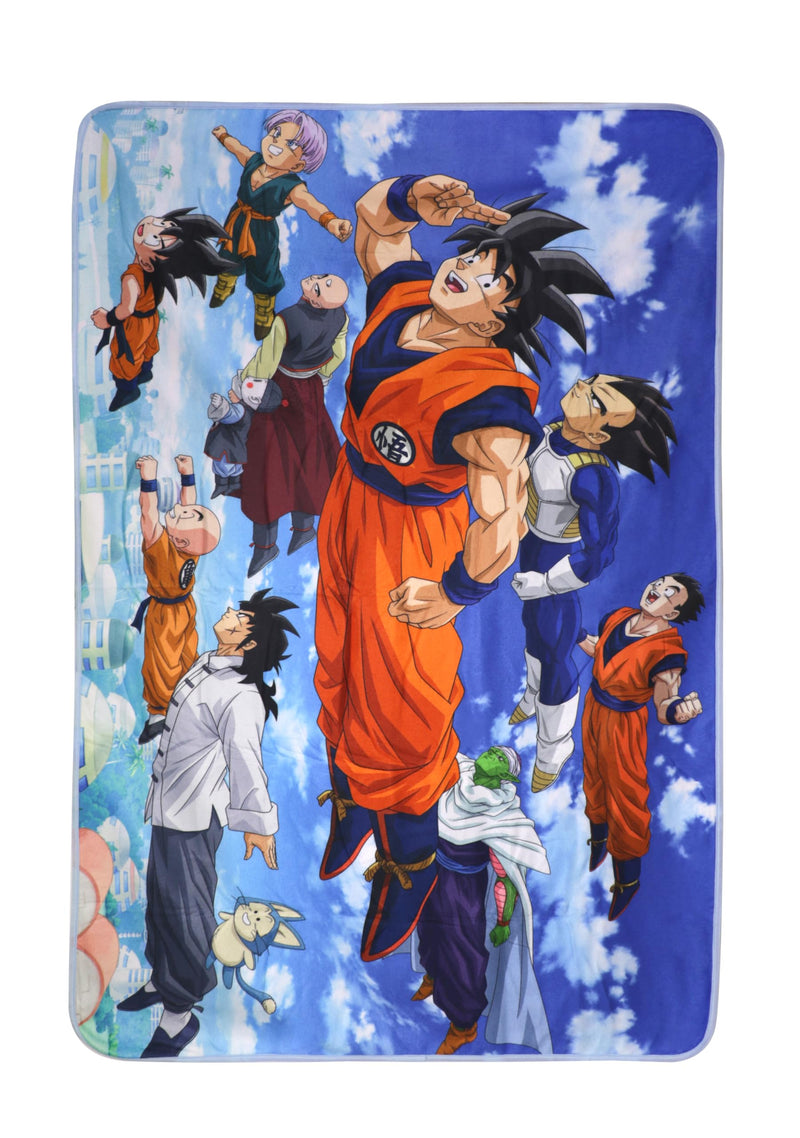 SD TOYS Decke 100 x 150 cm Universe Survival Heroes Flight Dragon Ball Super