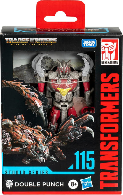 Transformers Studio Series Deluxe Class Transformers: Rise of the Beasts 115 Double Punch Action Figure