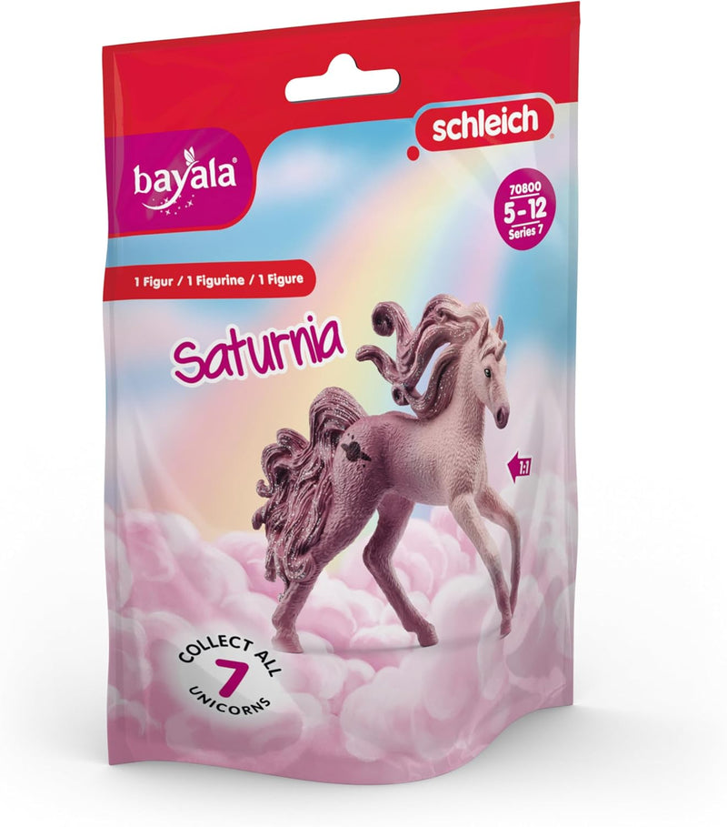 schleich 70800 Collectible Unicorn Saturnia, from 5 years BAYALA - Figurine, 9 x 8 x 2 cm