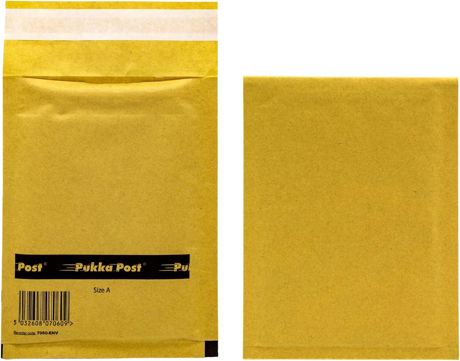 Pukka Post & Packaging Bubble Lined Envelopes Gold Peel and Seal Size A 120mmx175mm (Pack 10)