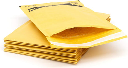 Box of 10 size D Featherpost Gold Bubble Padded Envelope