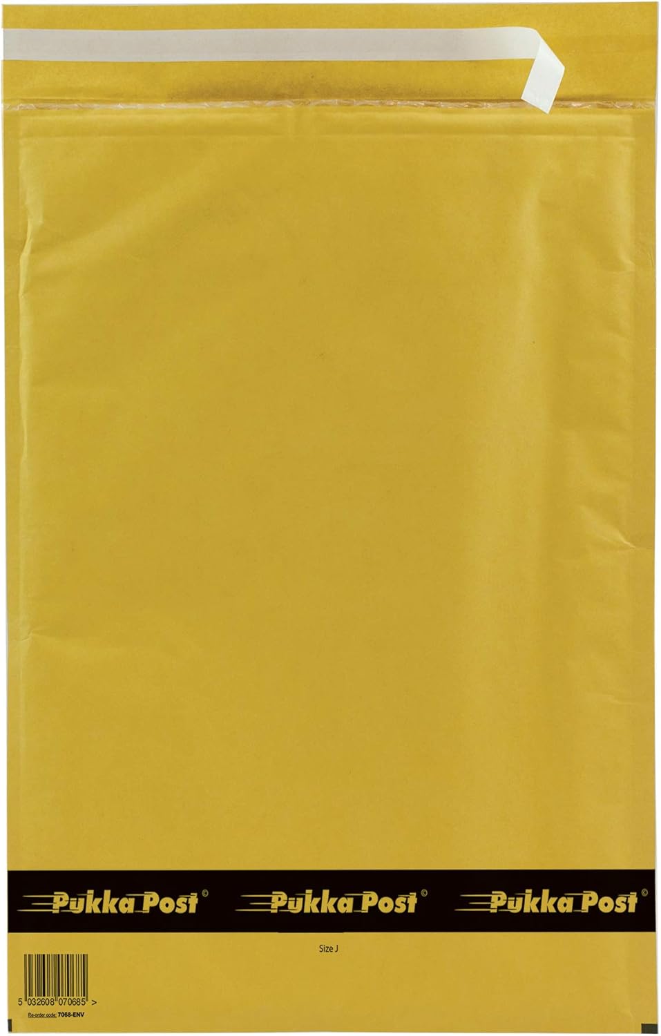 Pukka Post & Packaging Bubble Lined Envelopes - Pack of 10 Self Seal Padded Lightweight Mailers for Safe and Secure Shipping - Impact & Puncture Resistant for Protection - 320 x 445 mm, Size J - Gold