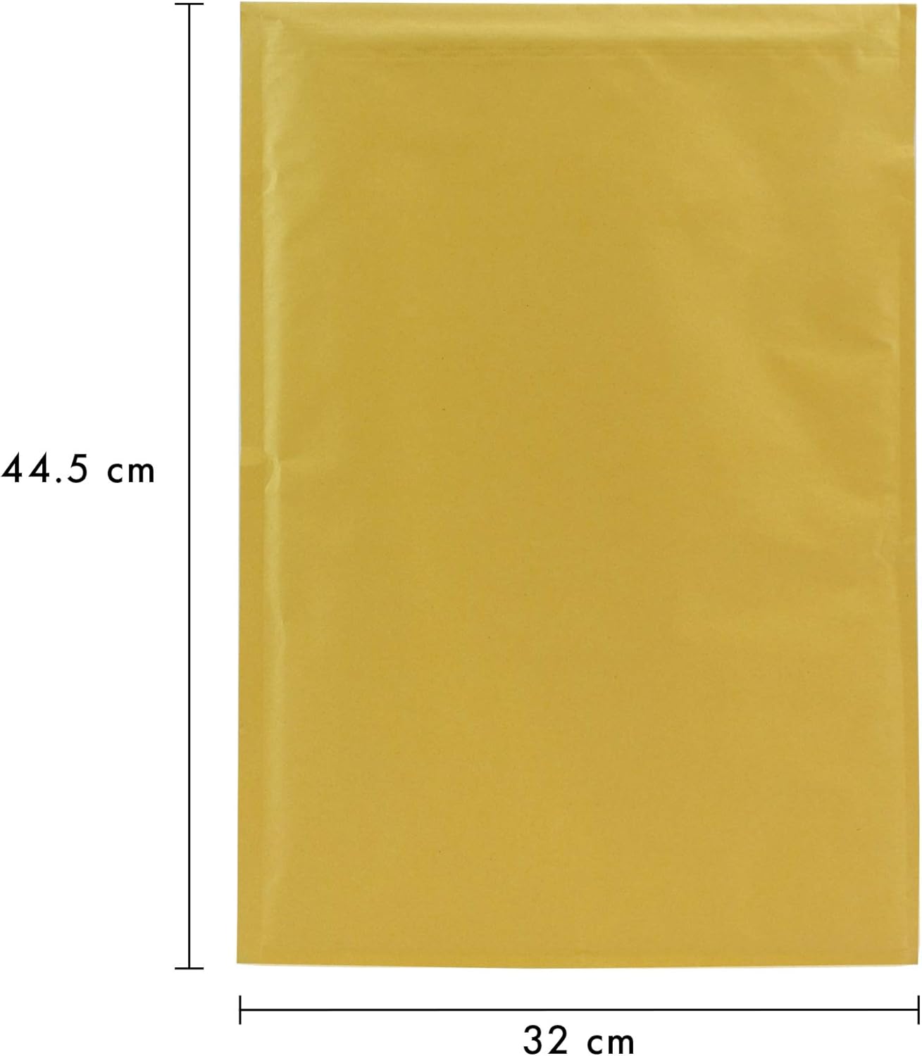 Pukka Post & Packaging Bubble Lined Envelopes - Pack of 10 Self Seal Padded Lightweight Mailers for Safe and Secure Shipping - Impact & Puncture Resistant for Protection - 320 x 445 mm, Size J - Gold