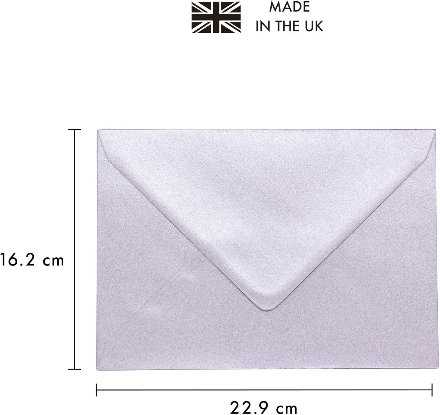 Pukka Pad, Pukka Post & Packaging Gummed Envelopes - Pack of 25, Ready-to-Seal, Durable 100GSM Postal Envelopes for Letters, Invitations, and Other Mail - 229 x 162 mm, Size C5, Silver