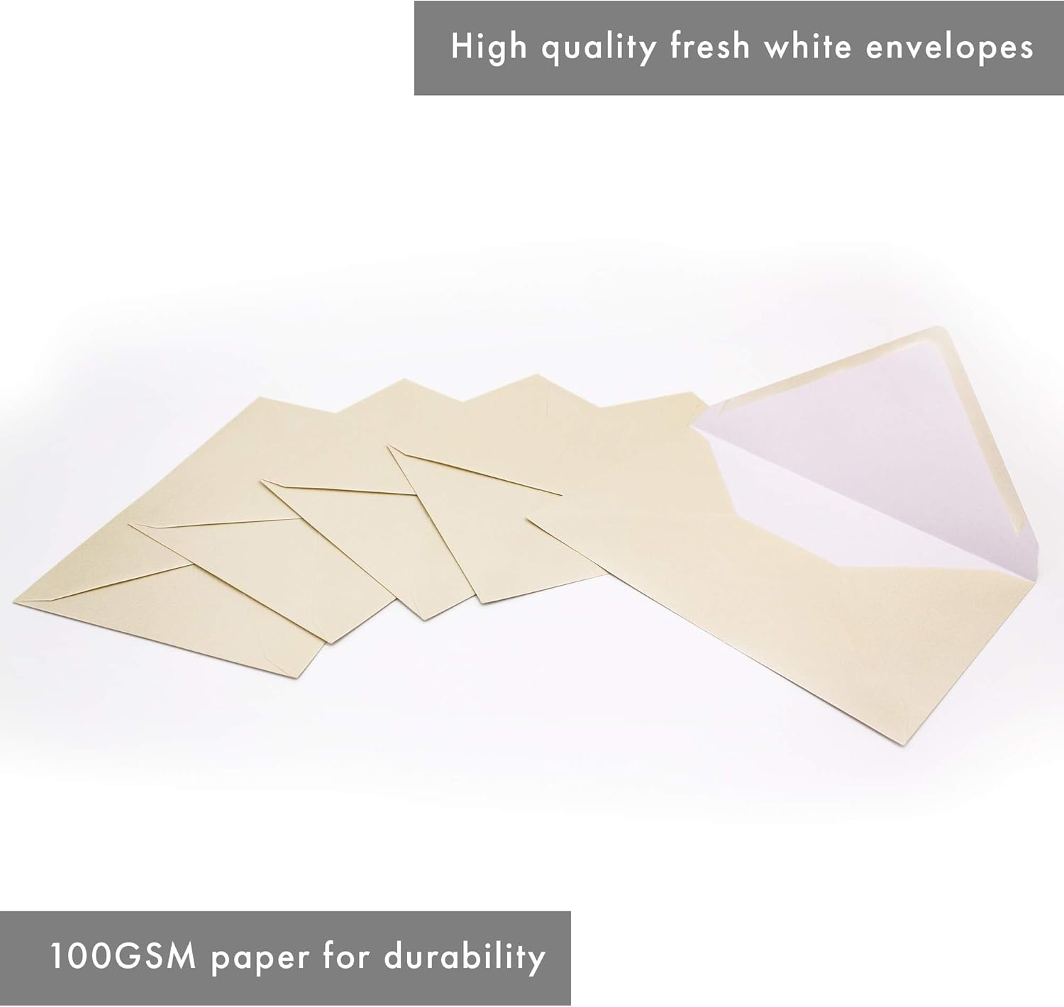 Pukka Pad, Pukka Post & Packaging Gummed Envelopes - Pack of 25, Ready-to-Seal, Durable 100GSM Postal Envelopes for Letters, Invitations, and Other Mail - 114 x 162mm, Size C6, Fresh White