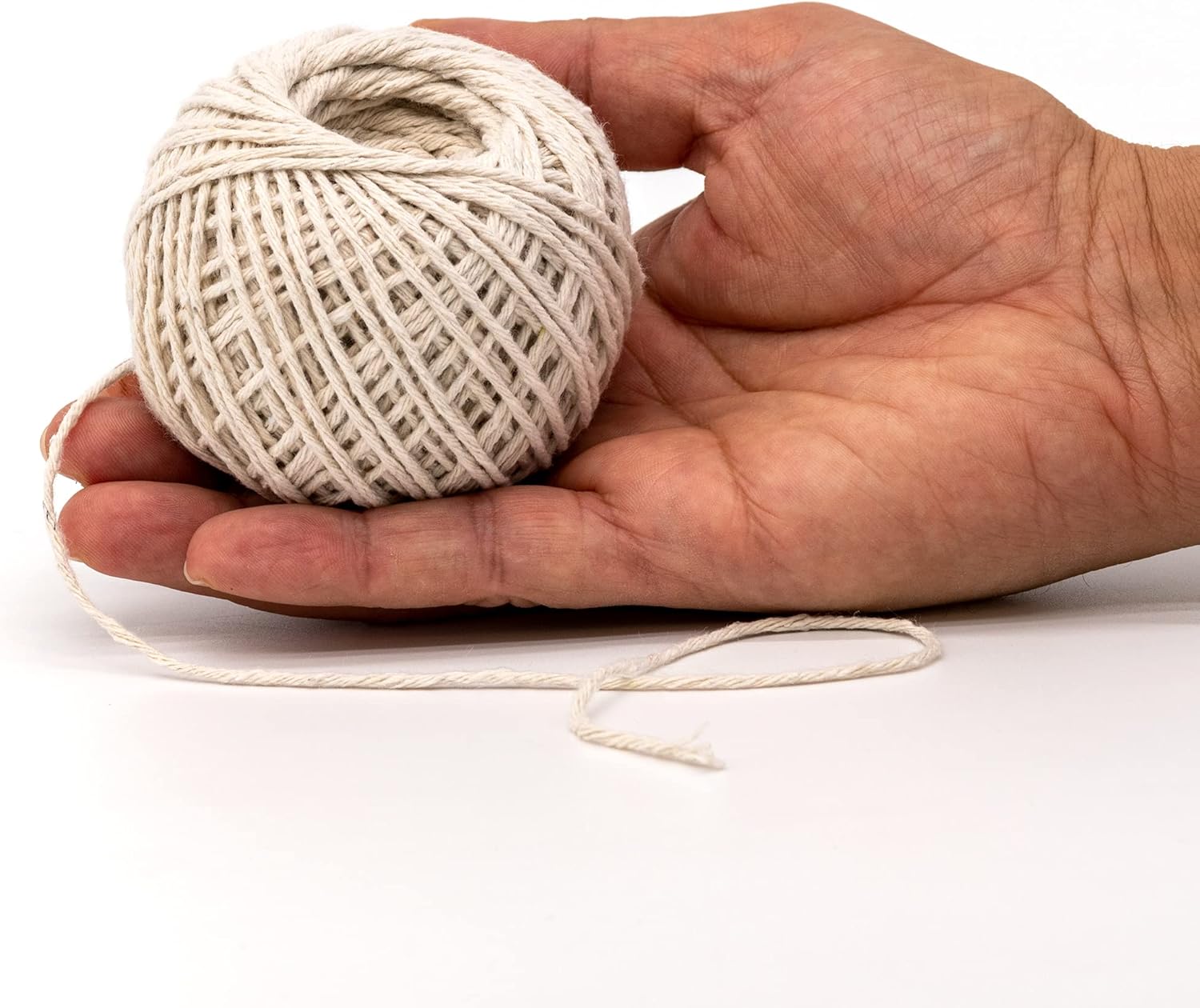 PUKKA POST & PACKAGING Cotton String Ball – For Packaging, Crafting, and DIY – Pack of 4 Balls Measuring 60m Each – Plastic-Free, Fully Recyclable Packaging