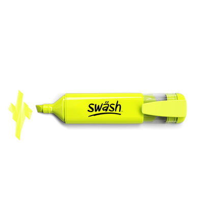 Swash Premium Highlighter Pens 48 Pieces, Yellow