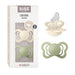 BIBS Couture Speen verpakking van 2 stuks. BPA-vrij, Anatomische speen. Siliconen, Maat 2 (6-18 maanden), Ivory/Sage