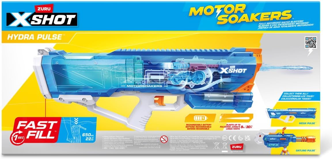 ZURU XSHOT Fast Fill Motor Soakers - Hydra Pulse
