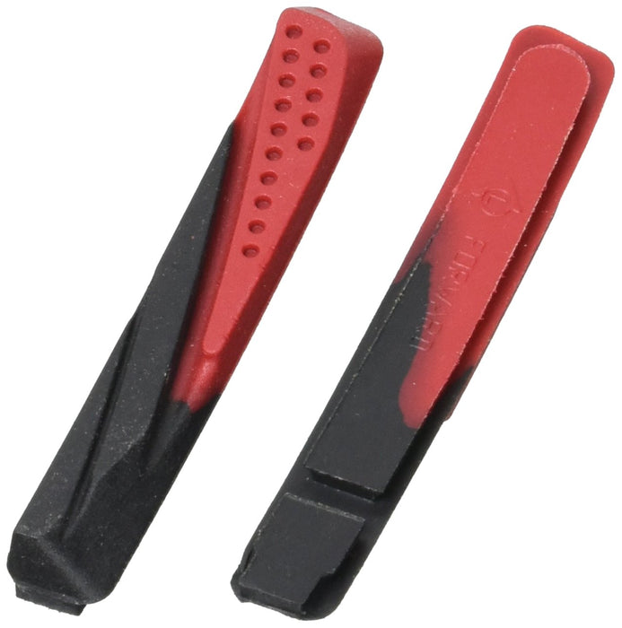 Clarks Mountain Rim Brake Pads - Pair of 72mm Replacement Inserts with Aqua Design Compatible with Mountain Bikes Ideal for All Weathers