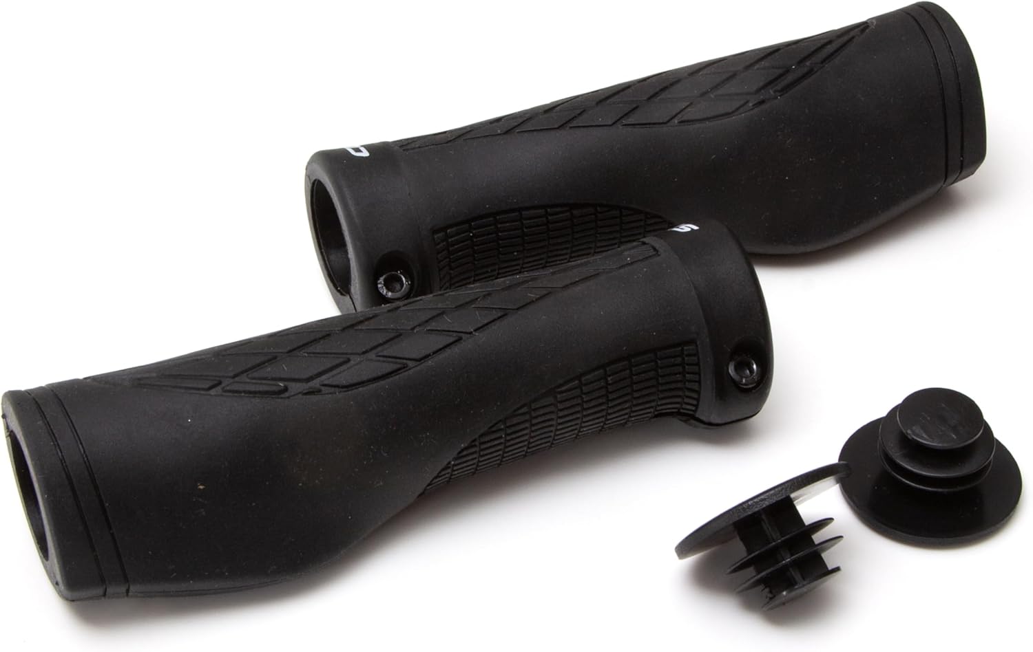 Clarks Cycle Systems CE-324 Ergonomic Lock-On/Open End Grip Grips, Black, 130mm