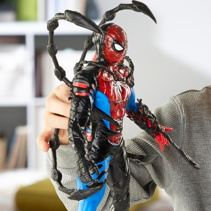 Marvel Spider-Man VenomVersus Spider-Man Liquid Shifter Action Figure with Accessories, Black
