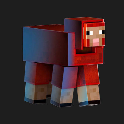 Mattel Minecraft Diamond Level Sheep Action Figure with 3 Accessories, 5.5-inch Collector Scale & Pixelated Design