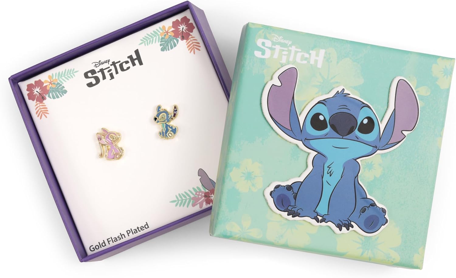 Stitch & Angel Mismatch Stud Earrings