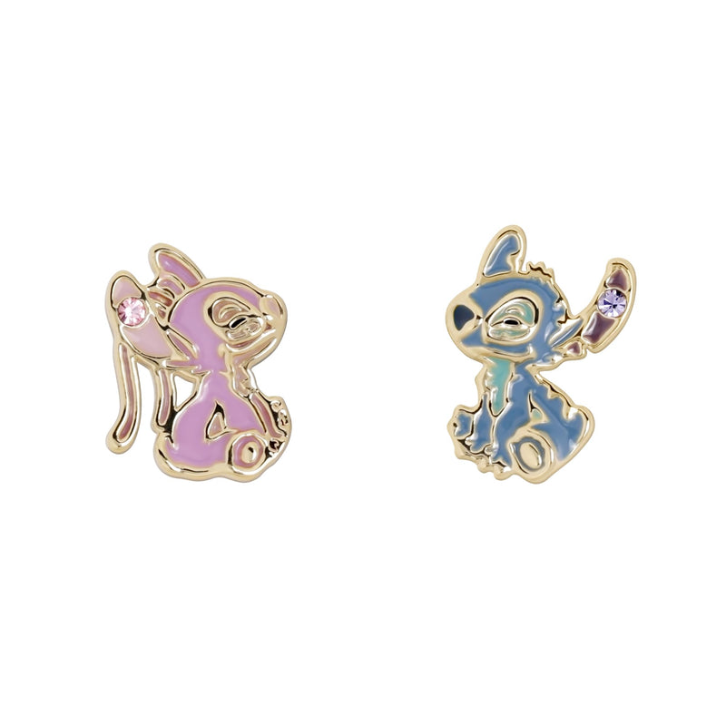 Stitch & Angel Mismatch Stud Earrings