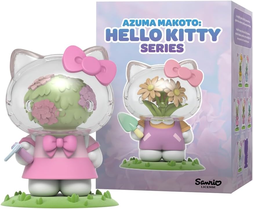 Mighty Jaxx Azuma Makoto x Sanrio: Hello Kitty | Figura da collezione con scatola a sorpresa | un carattere casuale